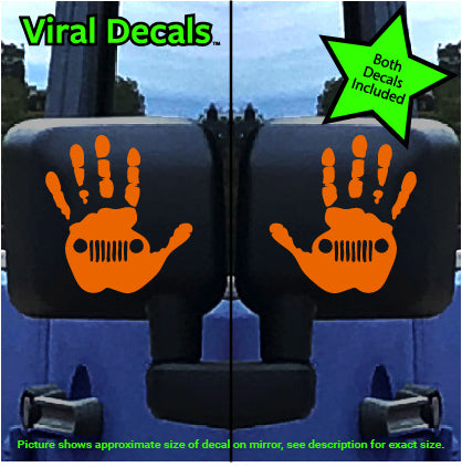 Hand Wave Decal